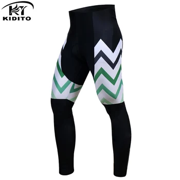 

KIDITOKT Winter Cycling Pants Shockproof Thermal Fleece Racing Bicycle Trousers Keep Warm Bike Cycling Tights With 3D Gel Padded