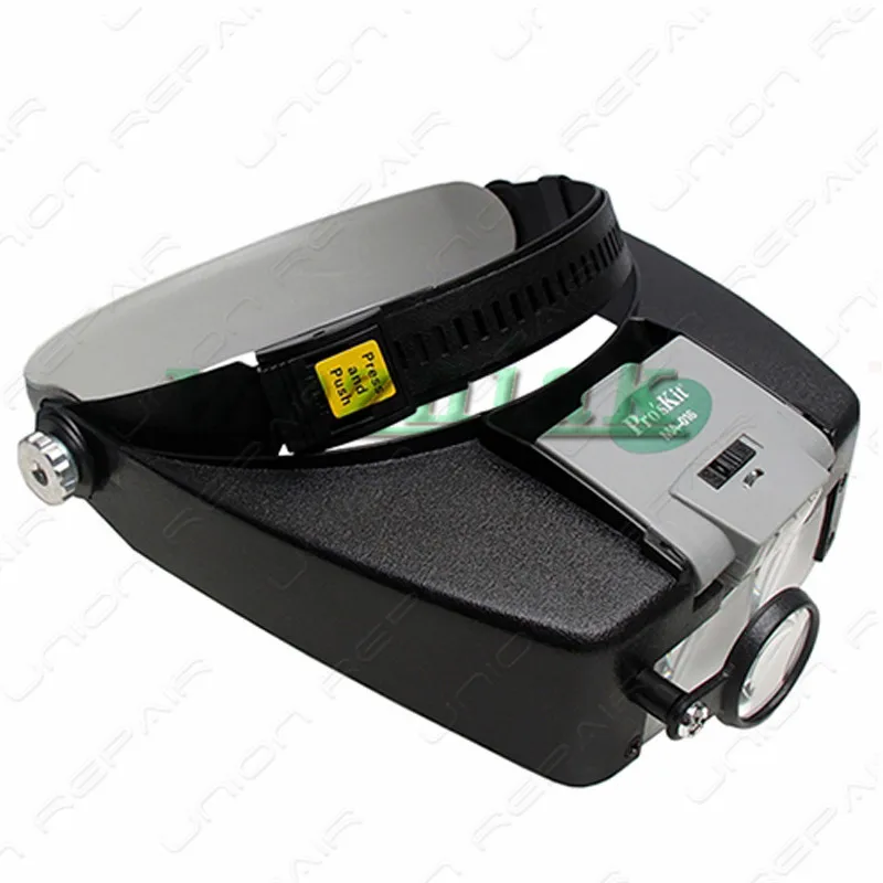 £18.67 Head Mounted Glasses Magnifying Glass With Led Lamp To Read Watch