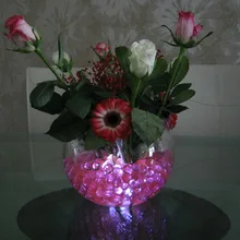 100 шт./лот Два водонепроницаемых погружной светодиодный свет, светодиод floralyte огни для свадьбы, вечерние праздничные украшения