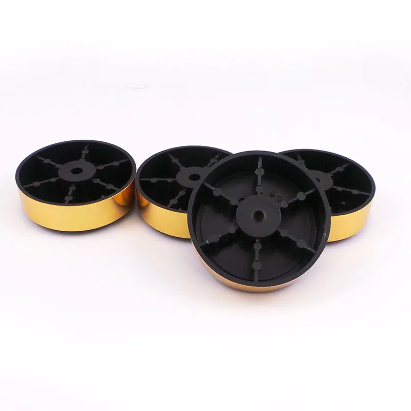 4pcs 48mm Isolation Feet Mats For Furniture Table Audio Non-slip Decorative Mat HiFi Stand Pad QDD9255