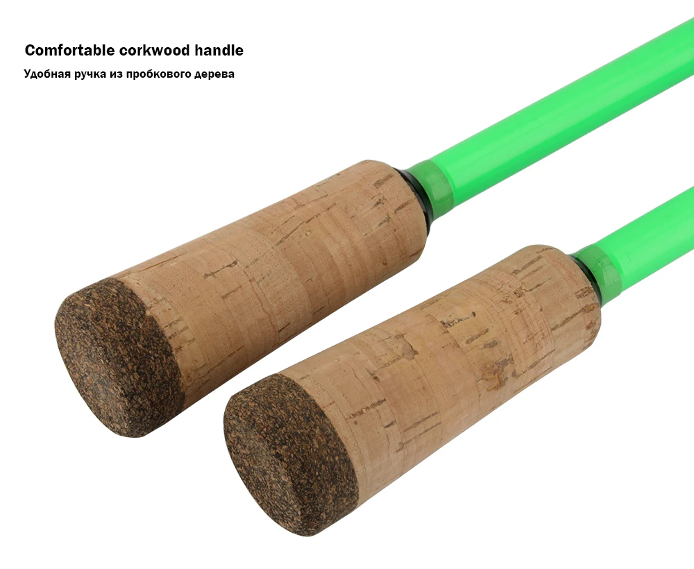 2.1m 7'2 Natural Force Series 3 Tips L ML M Fishing Rod 2 Sections Lure Rod SpinningCasting Carbon Rod Fishing Tackles  (7)