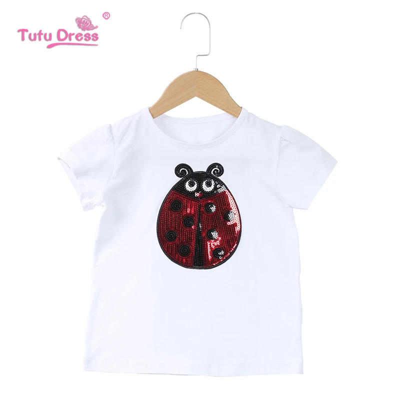 漫画の Tシャツガール Tシャツてんとう虫半袖綿 100 のベビー服夏のキッズ Tシャツ少年少女服 9 10 年 Tees Aliexpress