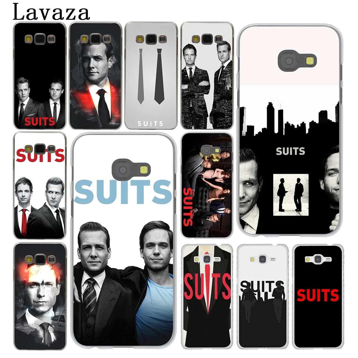 

Lavaza Suits TV Show Hard Phone Case Shell for Samsung Galaxy A3 A5 2017 A9 A8 A6 Plus 2018 Note 8 9 Cover