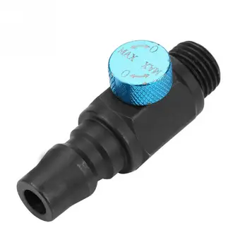 

1/4" Air Inlet Connector Air Flow Speed Control Valve Pneumatic Tool Accessories