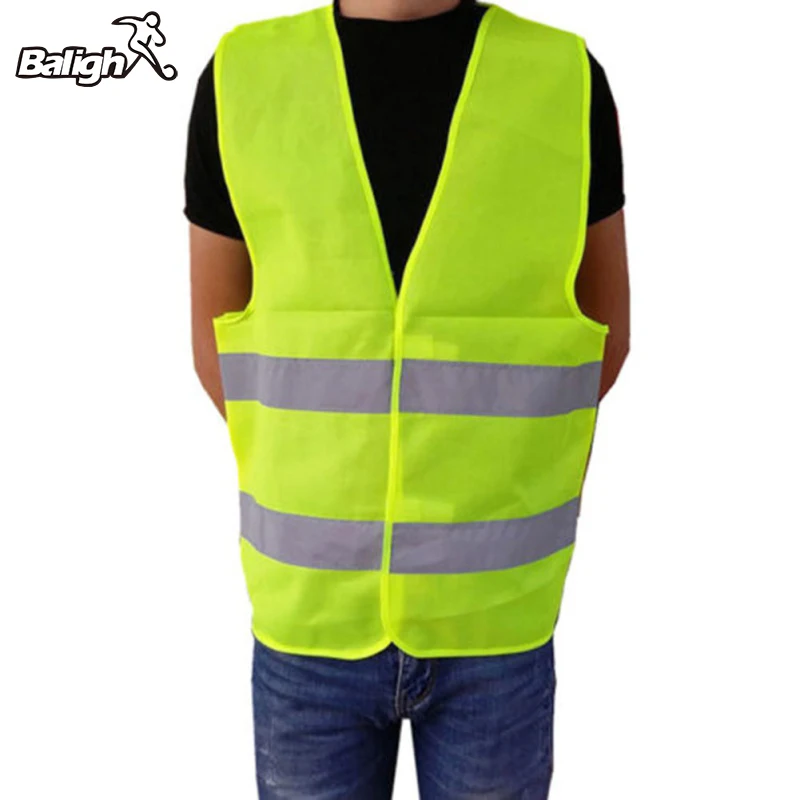 Yellow Or Orange Shoulder Reflective Vest High Visibility Safety Vest