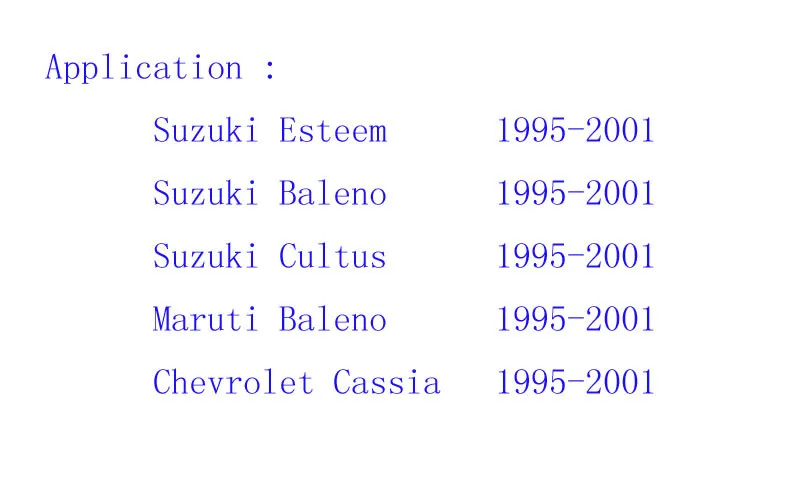 ISANCE наружная дверная ручка задняя правая для Maruti Baleno Chevrolet cascia Suzuki estem Cultus 1995-2001 8283060G00