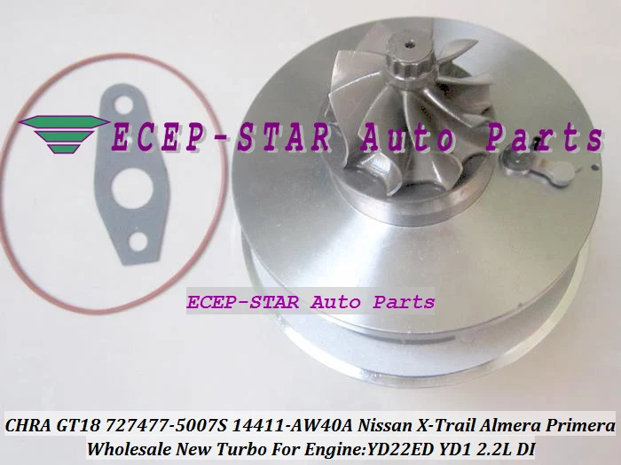 GT1849V 727477-5006S 727477-5007S 727477 14411-AW40A Turbo CHRA Cartridge For NISSAN X-Trail Almera Primera YD22ED YD1 2.2L DI (6)