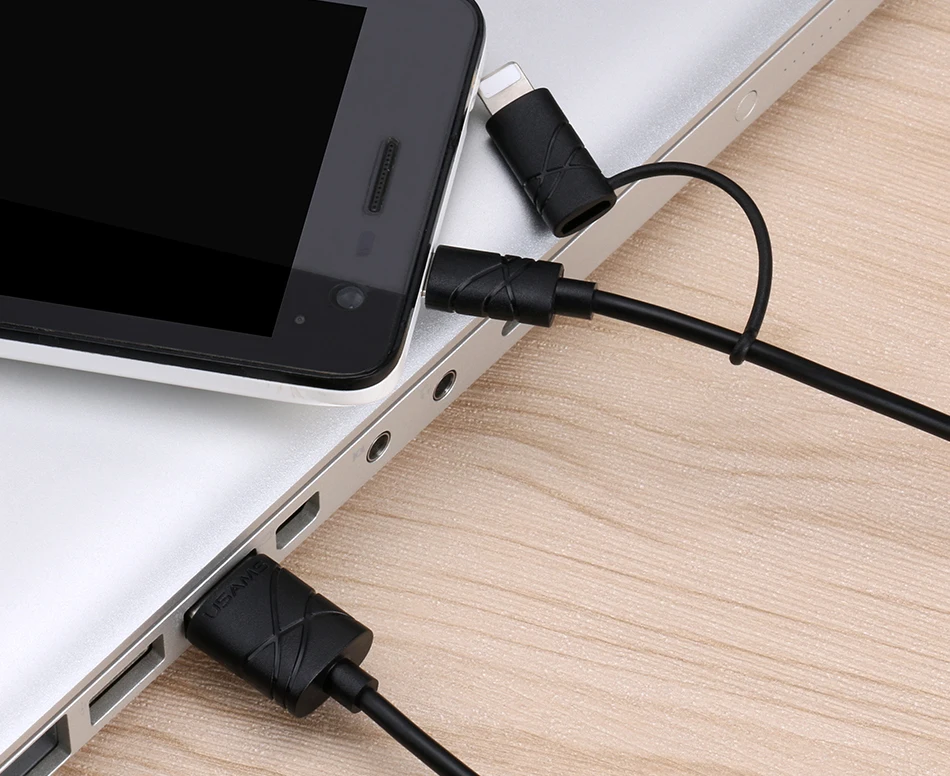 USAMS Micro usb кабель быстрое зарядное устройство Usb зарядный кабель для iPhone 8 8 plus кабель usb