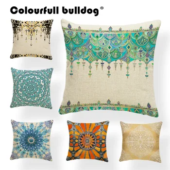 

Geometry Cushions Yellow Diamond Pillow Case Cover Green Backyard Home Decor Pattern Black Dakimakura Large Burlap Custom Made