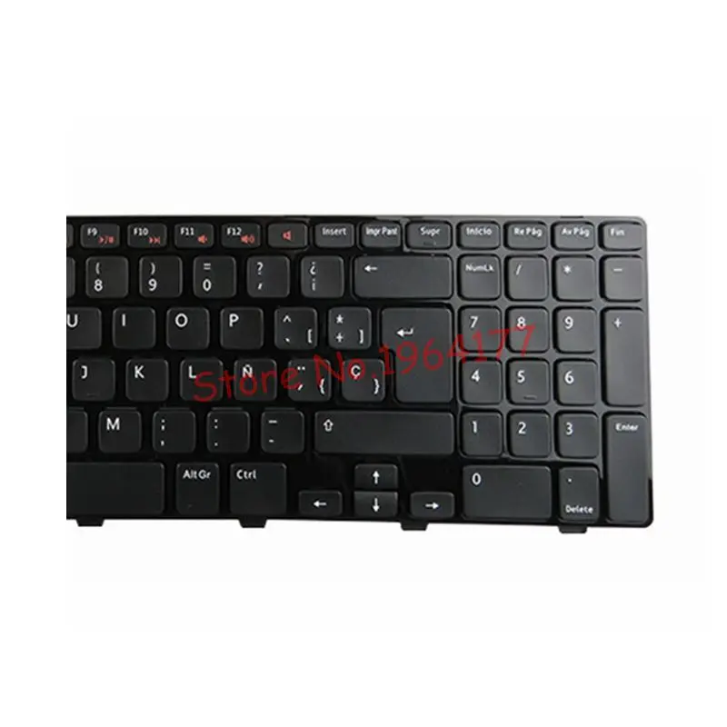 Запчасти Teclado Испанский Клавиатура для ноутбука Dell Inspiron 15R N5110 M5110 N 5110 Клавиатура ноутбука черная оправа