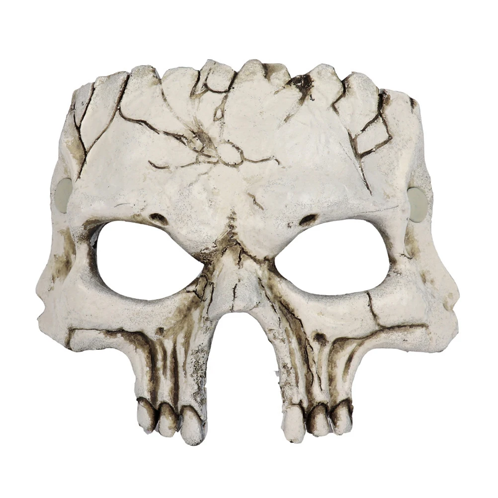 

PU Material Halloween Party Horror Skull Shape Decoration Use Mask