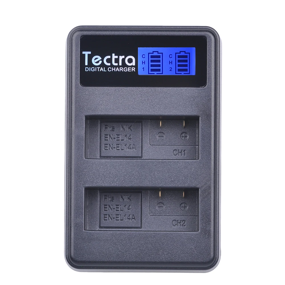 Billig 1500 mAh 2x EN EL14A EN EL14 ENEL14 Batterie + LCD USB Dual Ladegerät für Nikon D3100 D3200 D3300 D3400 D3500 D5600 d5100 D5200 P7000