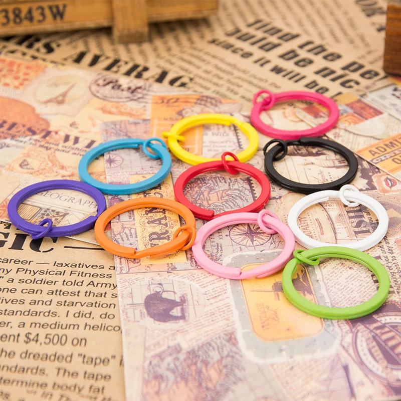 

10pcs 20 pcs Cute Color Key Rings Holder Star Heart Shape Kawaii Candy Colours Key Chain Accessories Bag Pendants Gifts Jewelry