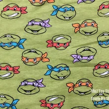 50*145 см, эластичная хлопковая ткань для шитья черепашек-ниндзя, рубашка в стиле пэчворк для маленьких мальчиков, пижама, одежда для детей, Textil