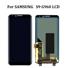 

Original Super Amoled Lcd For Samsung Galaxy s9 lcd display g960 g960f Lcd Display Digitizer Touch Screen With Frame Assembly