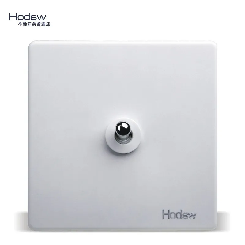 1 intermediate  2 Way   wall switch socket pane push button light wall switch Retro Wall Switch  (7)