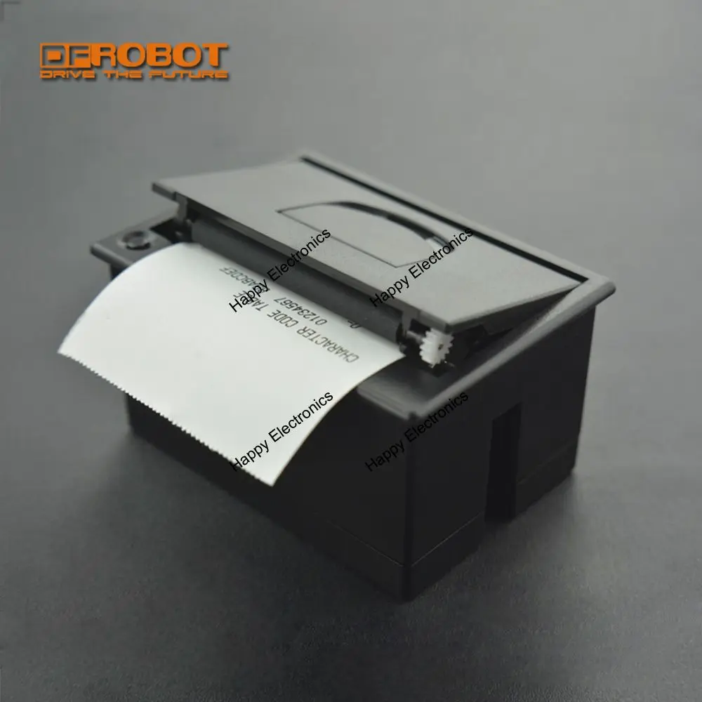 Встроенный термопринтер DFRobot с интерфейсом USB TTL 5 ~ 9 В совместим Arduino Raspberry Pi и Windows