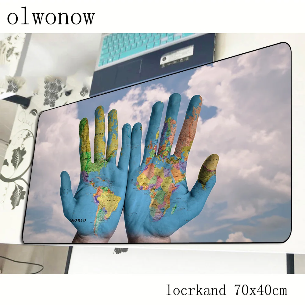 Игровой коврик для мыши с картой мира 700x400x2 мм|Коврики мышей| |