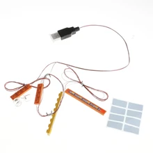 Светодиодный комплект с usb-интерфейсом легко установить для старого рыболовного магазина пластик 92,5 см делает вашу модель более прохладной