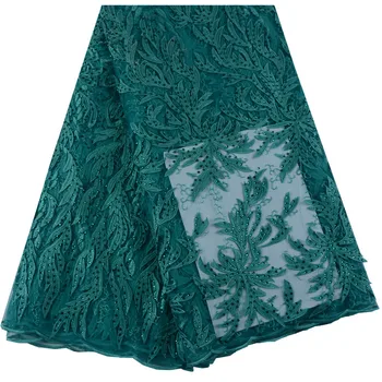 

2018 Fashionable Designs High Quality African 3D Flowers Lace Fabric African 3D French Lace Fabric With Stones For Wedding 998