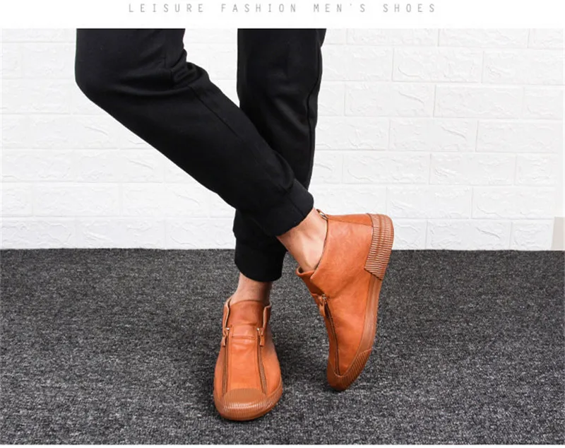Черные высокие кроссовки; мужская кожаная повседневная обувь; мужские модные кроссовки на плоской подошве; Дизайнерские кроссовки в стиле хип-хоп; Zapatillas