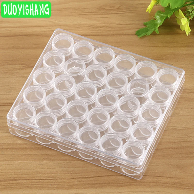 DUOYISHANG 30 слотов прозрачная коробка для хранения пластик DIY алмазная живопись