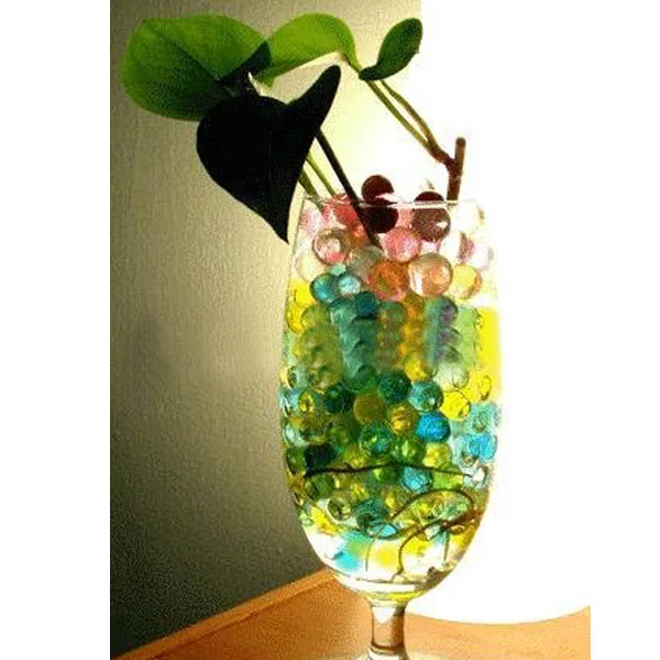 

Magic Moisturizing Crystal Mud Soil Water Beads For Flower Planting Super absorbent polymer Crystal Soil Jelly Balls Home Decor
