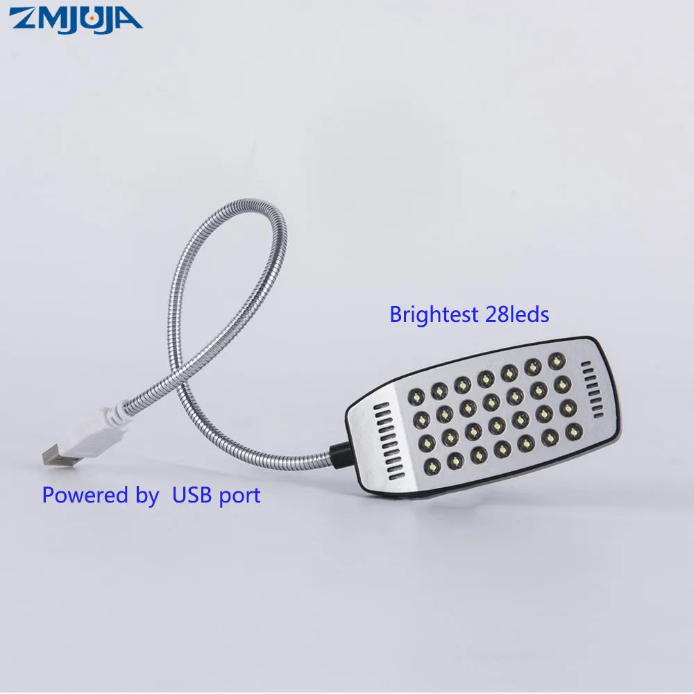  Flexible USB LED reading light 360 Degree Rotating led table lamp Super Bright led book light Campi - 32929447983