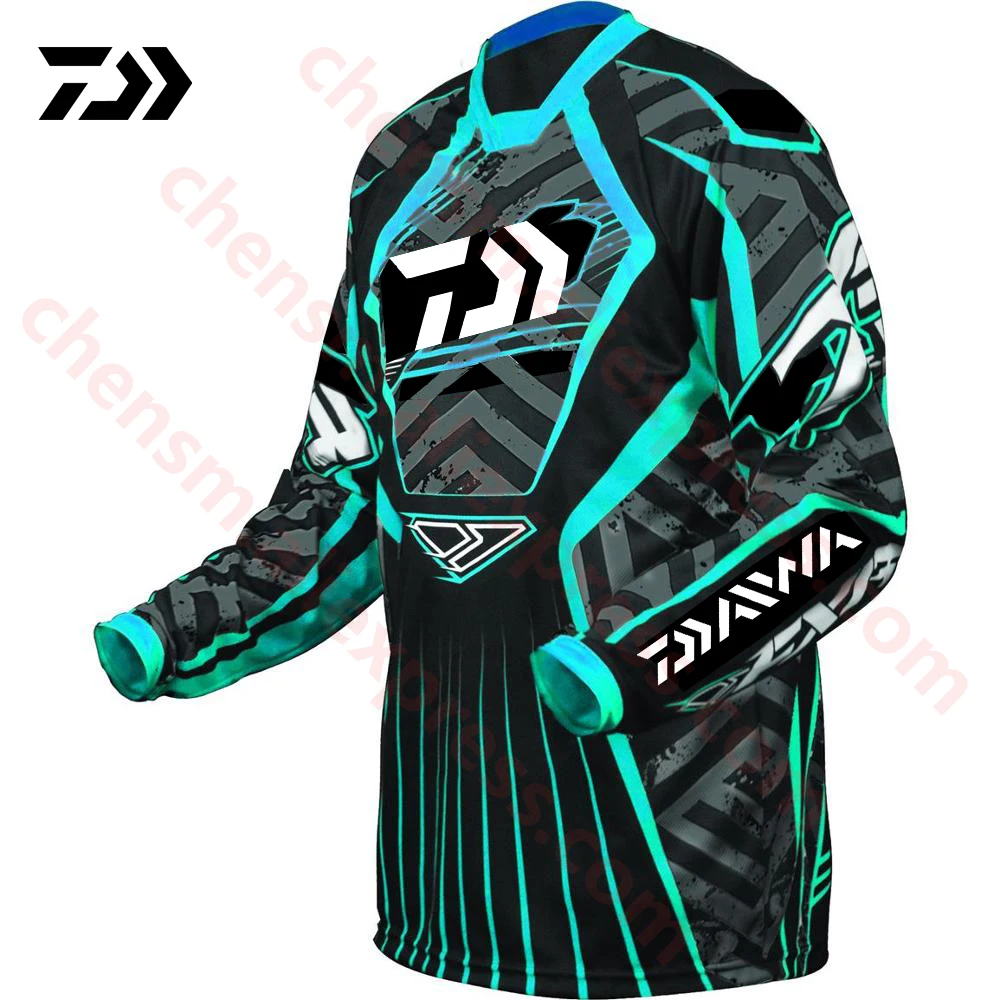 Новинка 2019 быстросохнущая одежда DAIWA для рыбалки Солнцезащитная дышащая летняя