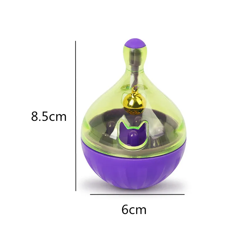 Креативный питомец кошка еда кормление лакомство мяч игрушка стакан котенок щенок утечка еды игрушка мяч собака Кот IQ игра Кормление шар миска - Цвет: M
