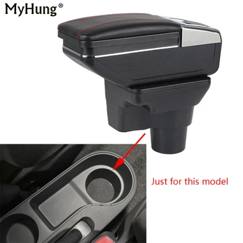 

Car Console Armrest Box For KIA Rio 4 2017 2018 Central Storage Box With Cup Holder Ashtray Stowing Tidying Arm Rest Rotatable