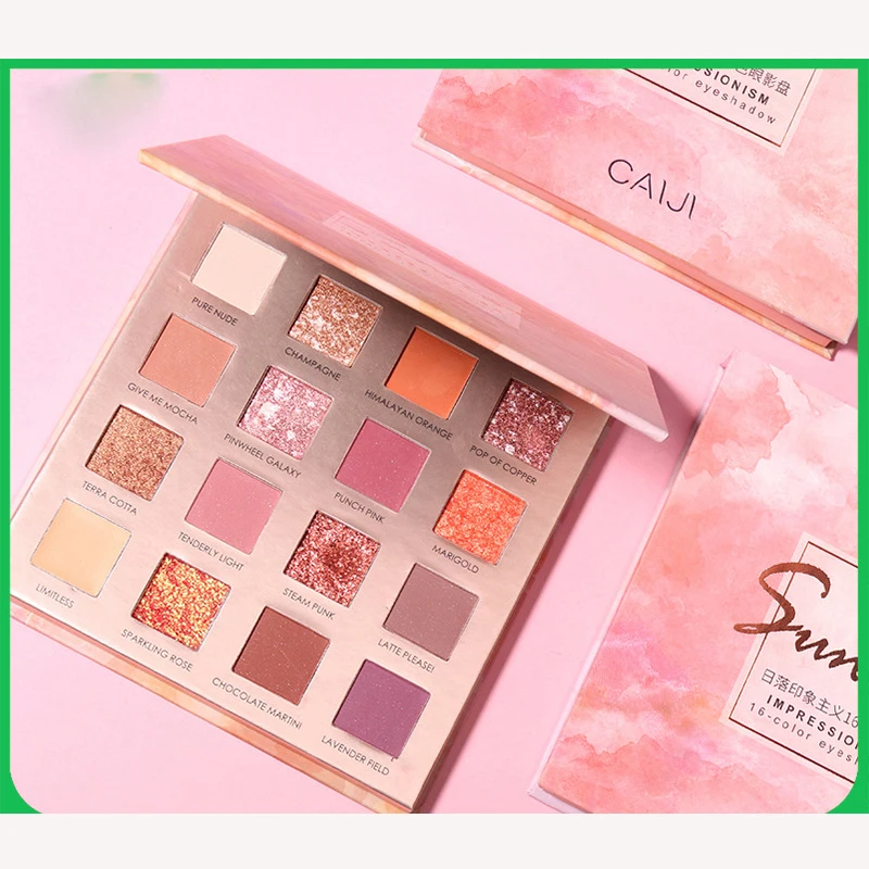 

Love Bety 16 Color Waterproof Makeup Luminous Palette Matte Eyeshadow Palette Glitter Powder Eye Shadows Make Up Cosmetics Tool
