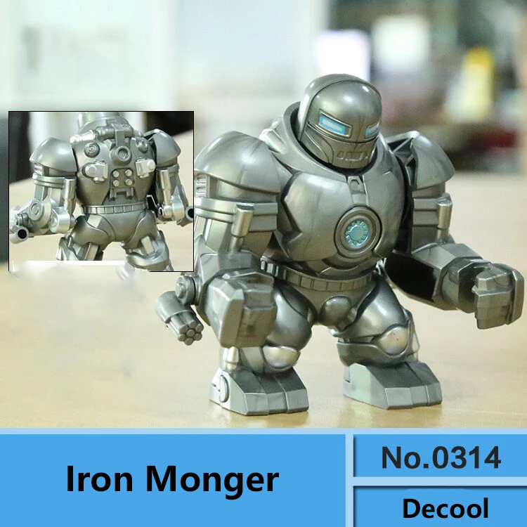 

Super Hero Obadiah Stane Iron Man Building Blocks Figure Bricks Decool 0314