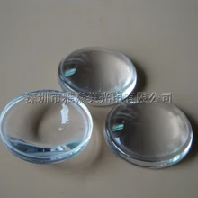 Мощный светодиодный объектив диаметром 22 мм Стеклянная выпуклая линза, высокотемпературные оптические стеклянные линзы