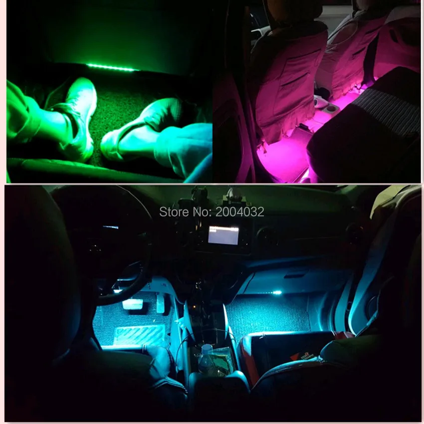Peças de Automóvel para Mitsubishi Acessórios do Carro Novo Carro Quente Led Tira Luz Lancer 10 Hyundai Acento Suzuki Ltz 400 Mazda Cx7 2020 Rgb 9 luz peças de automóvel para mitsubishi lancer