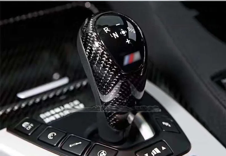 Из чистого углеродного волокна ручка переключения передач для BMW M2 F87 M3 F80 M4 F82 F83 Шестерни объемный внутренняя окантовка