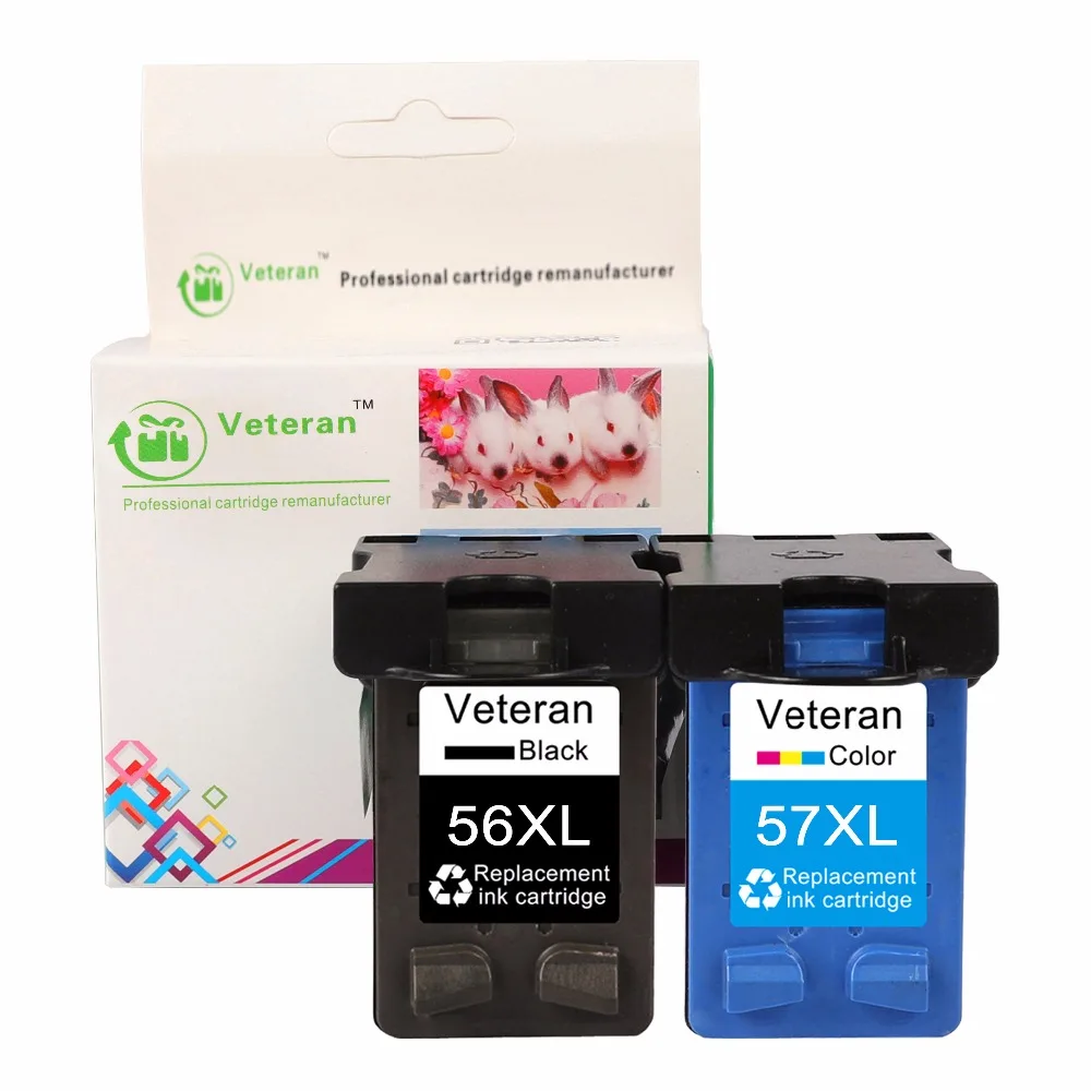 Чернильный картридж Veteran 56XL 57XL совместимый с hp 56 57 hp56 hp57 Deskjet 450 450cbi 450ci 450wbt F4140 F4180 5150