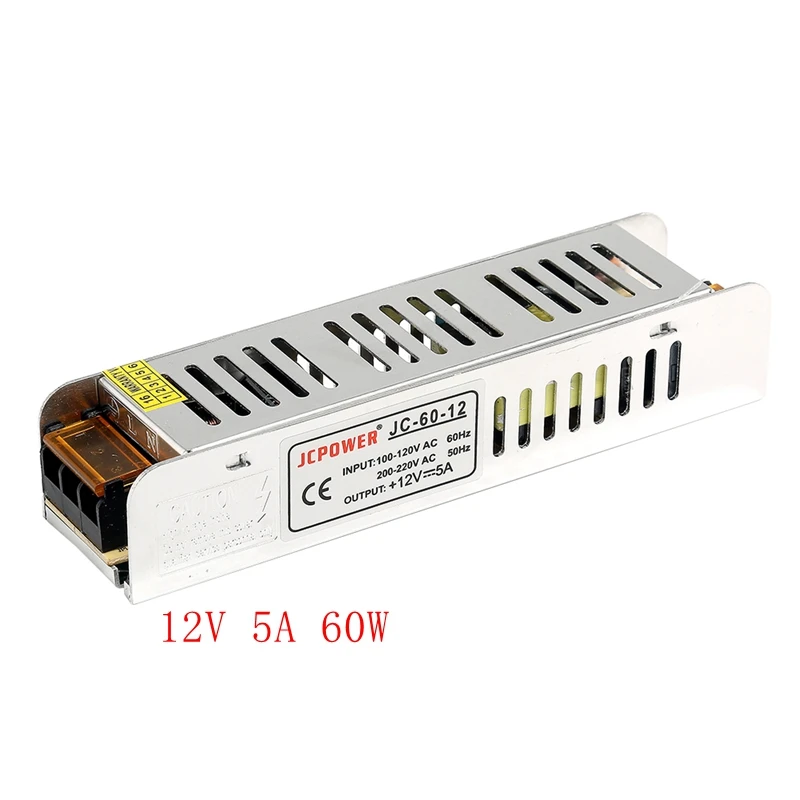 Светодиодный источник питания DC12V 5A/10A/15A/20A/30A 60 Вт 100 Вт 120 Вт 150 Вт 180 Вт 200 Вт 250 Вт 360 Вт Светодиодный драйвер адаптер питания Трансформаторы