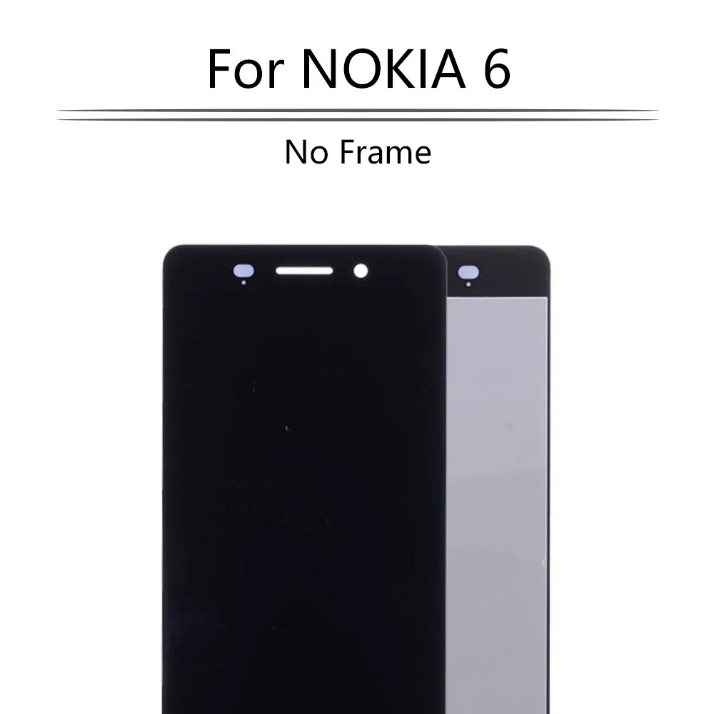 ЖК дисплей 5 дюйма для Nokia 6 TA 1000 1003 1021 1025 1033 1039 с сенсорным экраном и дигитайзером