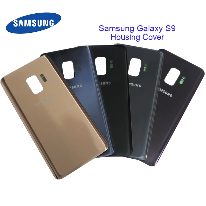 

Original Samsung Galaxy S9 G960 G960F Back Battery Cover Case 3D Glass Rear Housing Cover Replacement for Samsung S9 G960 G960F
