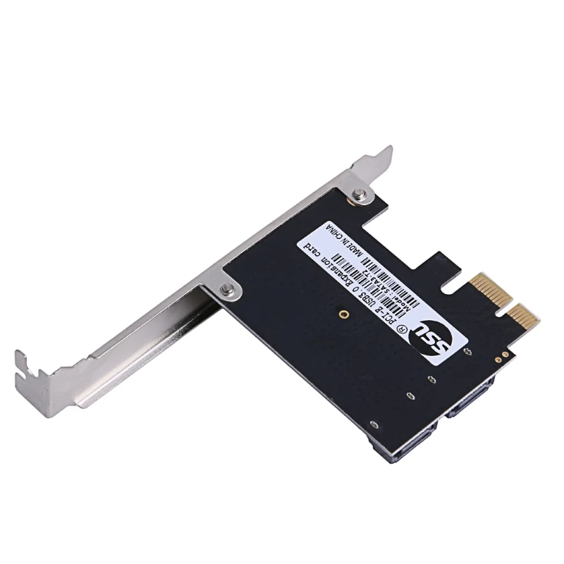 PCIe PCI Express 6G SATA3.0 2-Порты и разъёмы SATA III расширения карты контроллера адаптер Feb6