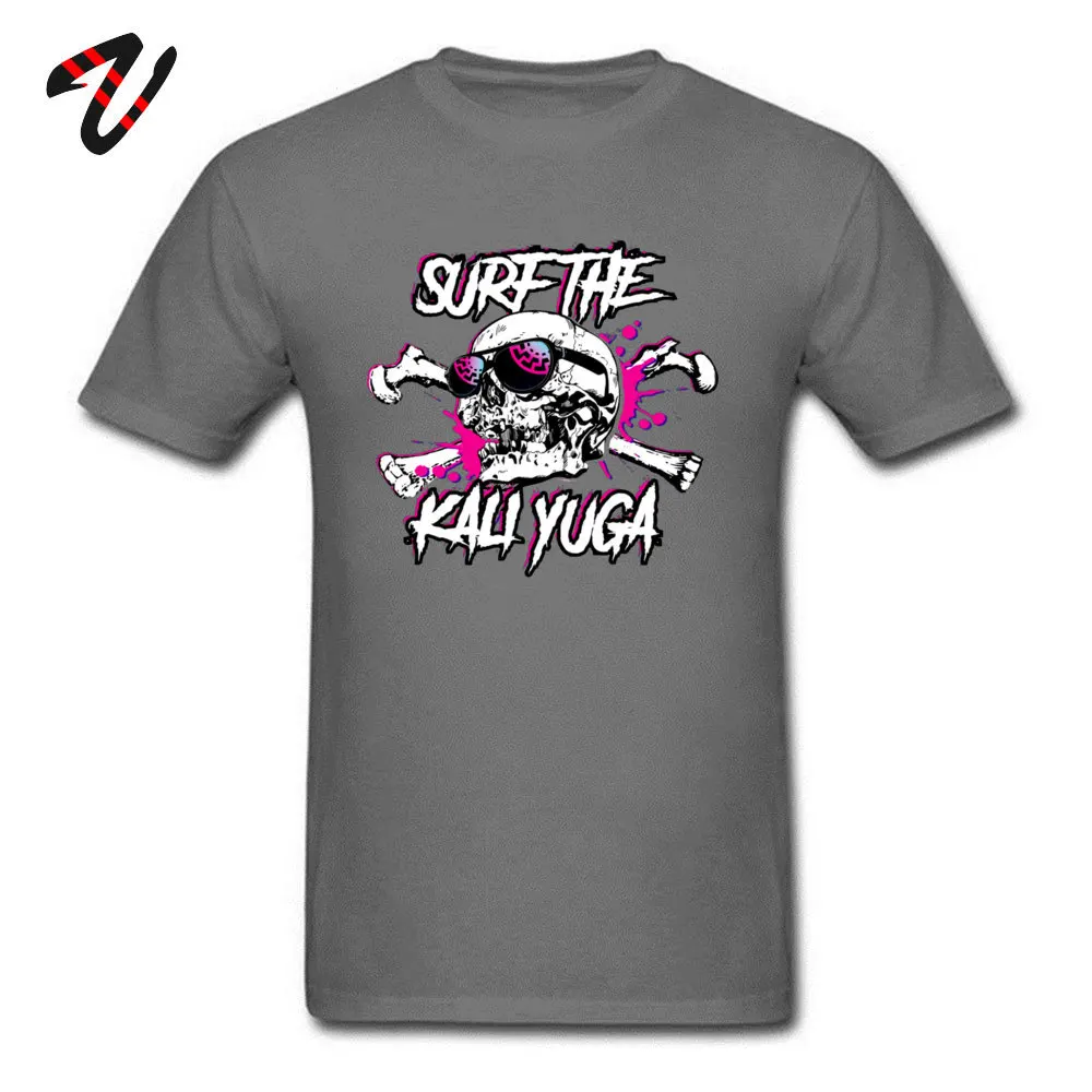 Mens Prevailing Design Tees Crewneck Mother Day Cotton Fabric T Shirt Casual Short Sleeve Surfin the kali yuga T Shirt Surfin the kali yuga 13835 carbon