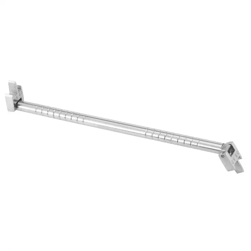 

Stainless Steel Dental Bracket Gauge Adjustable Angle Height Positioning Locator Orthodontic Materials Instruments Size 3.5-5