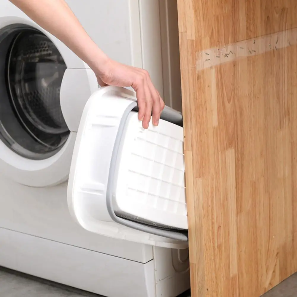 Cubo de fregona plegable portátil plegable lavabo de lavabo con mango plegable cubo Seau Pliant para pesca de Camping Cubo de fregona plegable portátil plegable lavabo de lavabo con mango plegable cubo Seau Pliant para pesca de Camping
