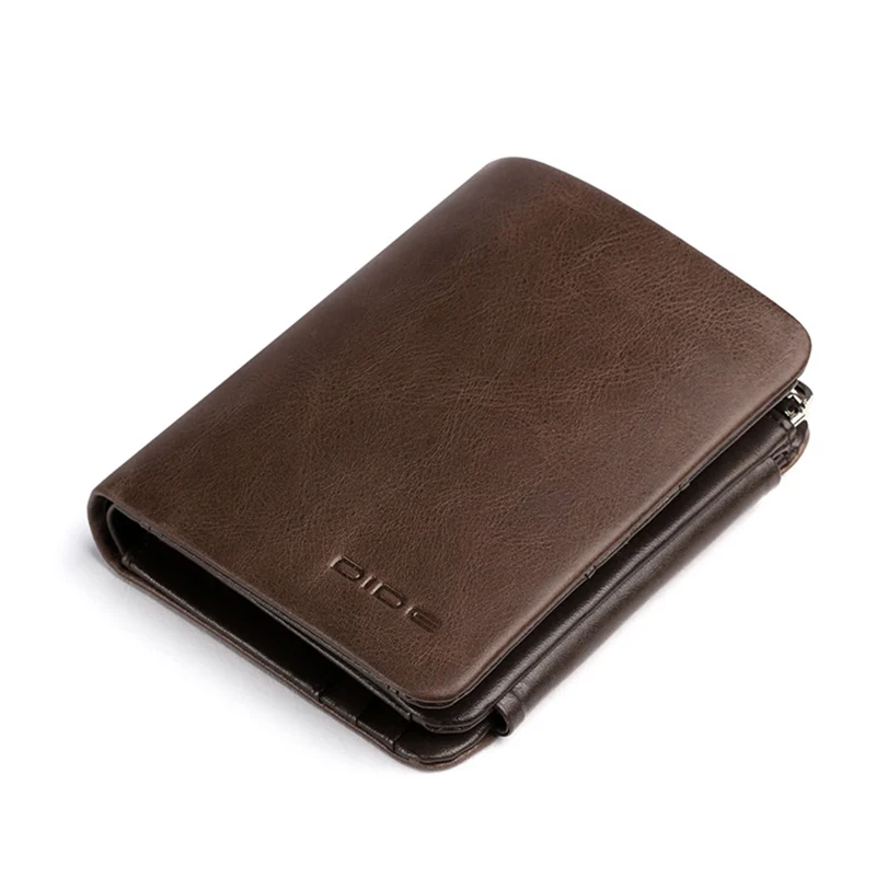 

2018 Top Quality Genuine Leather men's Wallets For Teenage Boys Coin Purse Card Holder Short Clutch Wallet Male Brand Business