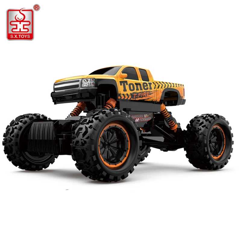 S. X. TOYS Радиоуправляемая машина 4WD 2,4 GHz Радиоуправляемая машинка на дистанционном управлении, 4 резиновых колеса, радиоуправляемая машина, 1:12 модель детских игрушек