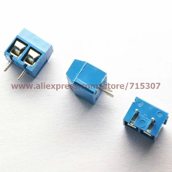 

PHISCALE 30pcs PCB Terminal Blocks 5.08mm 2pin 300V 10A