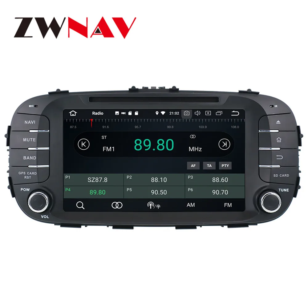 Flash Deal 2 Din Android 9.0 4+32G Car DVD Player GPS navigation For Kia SOUL 2014 2015 2016 2017 2018 Head Unit Multimedia Tape Recorder 1