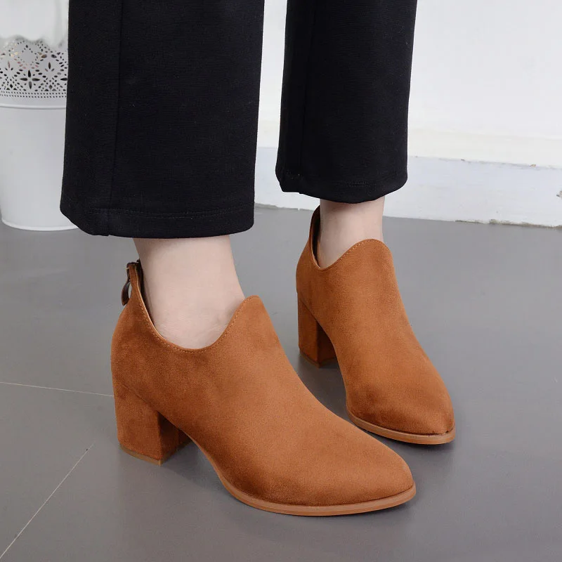 Buy Women Winter Shoes 6cm Heel Comfortably Women