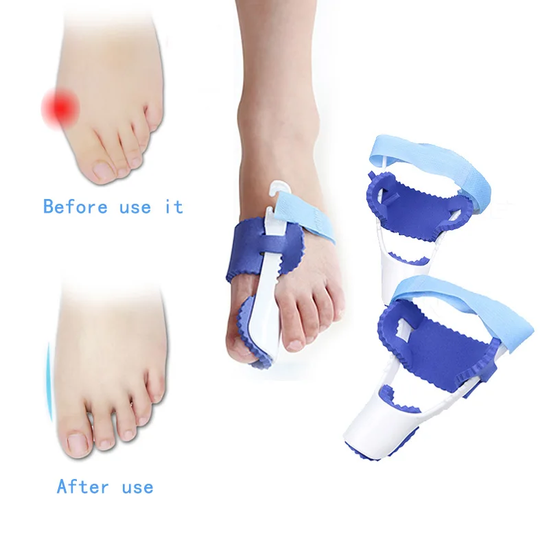 Toe Straightener 1 Pair Bunion Adjuster Orthotics Hallux Valgus